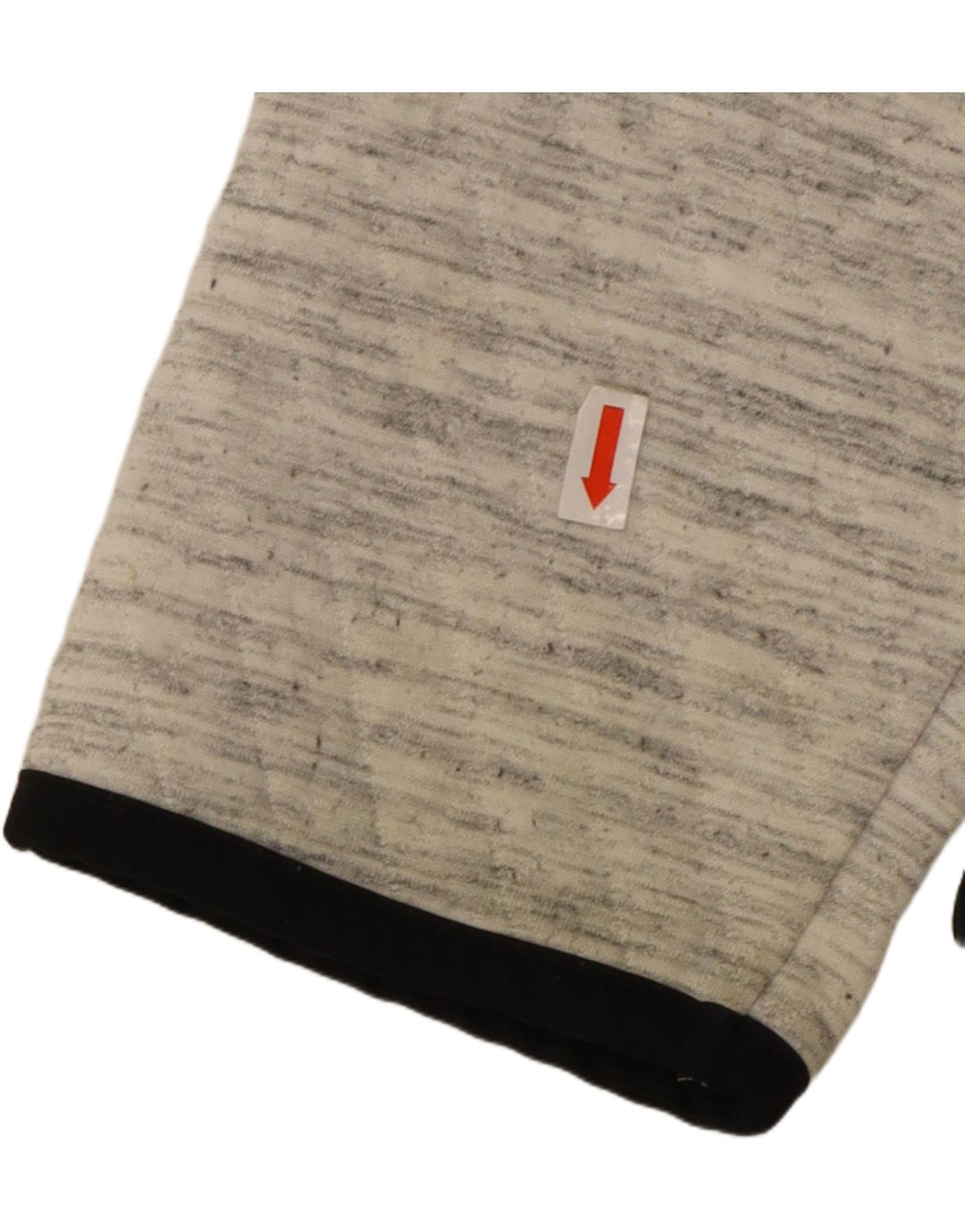 JACK & JONES Mens Zip Hoodie Sweater Medium Grey Pinstripe Cotton