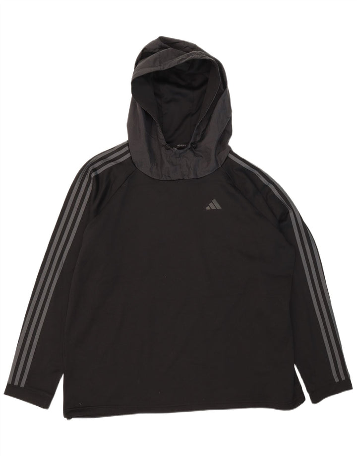 Adidas Herren Aeroready Hoodie Pullover 2XL Schwarz Polyester