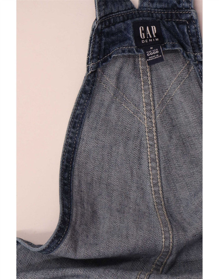 Gap Damen Latzhose Slim Jeans Medium W36 L26 Blaue Baumwolle