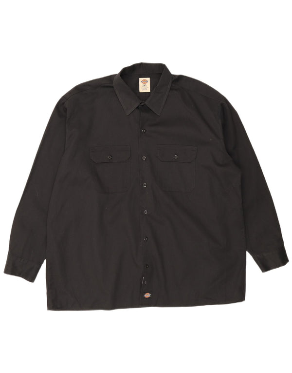 Dickies Herrenhemd 2XL Schwarz Polyester