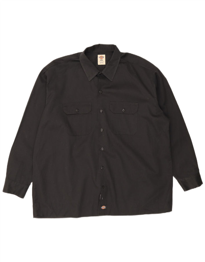 Dickies Herrenhemd 2XL Schwarz Polyester
