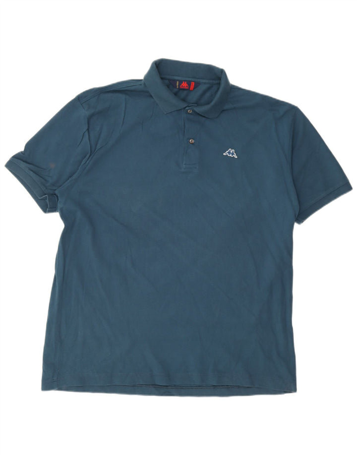 Kappa Herren Poloshirt 2XL Blau