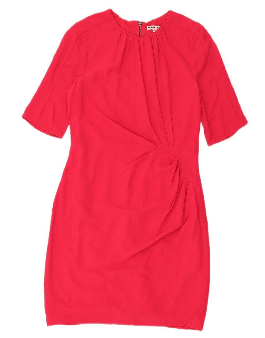 Whistles Damen Etuikleid UK 12 Mittelrotes Polyester