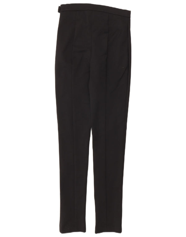 Patrizia Pepe Damen Freizeithose mit hoher Taille IT 38 XS W26 L29 Schwarz