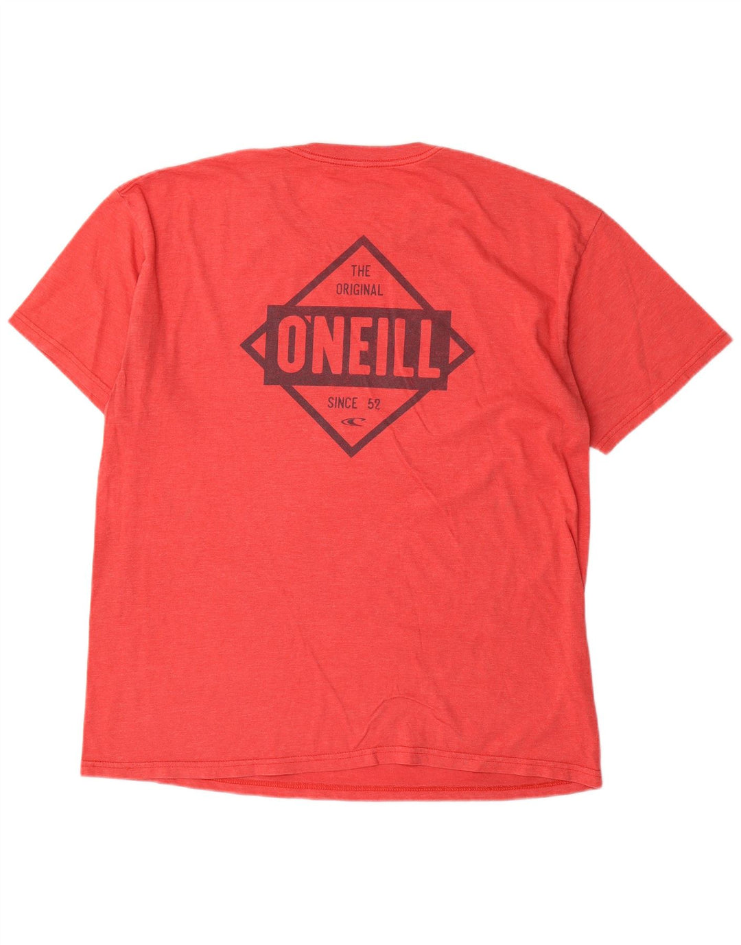 O'Neill Herren Grafik-T-Shirt-Oberteil XL aus roter Baumwolle