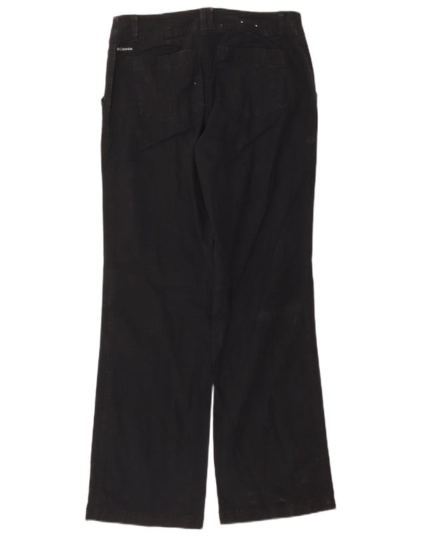 Columbia Gerade Chino-Hose für Damen, US 6, M, W28, L31, schwarze Baumwolle