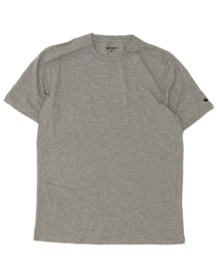 Carhartt Herren T-Shirt-Oberteil aus mittelgrauer Baumwolle
