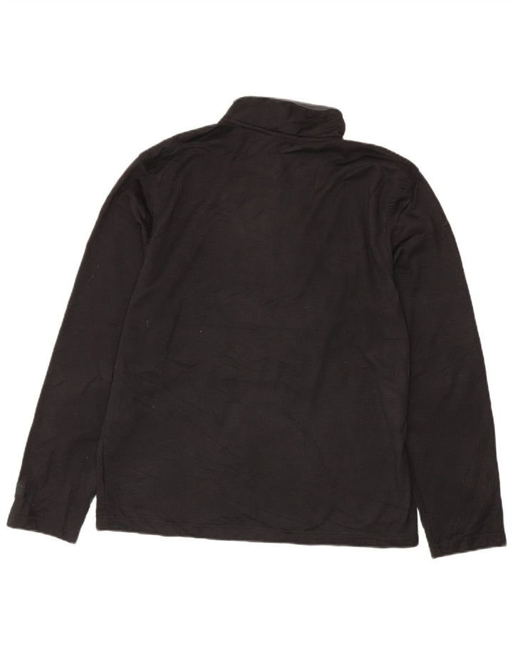 Starter Herren-Pullover-Trainingsanzugoberteil mit Reißverschluss, UK 38/40, mittelschwarz