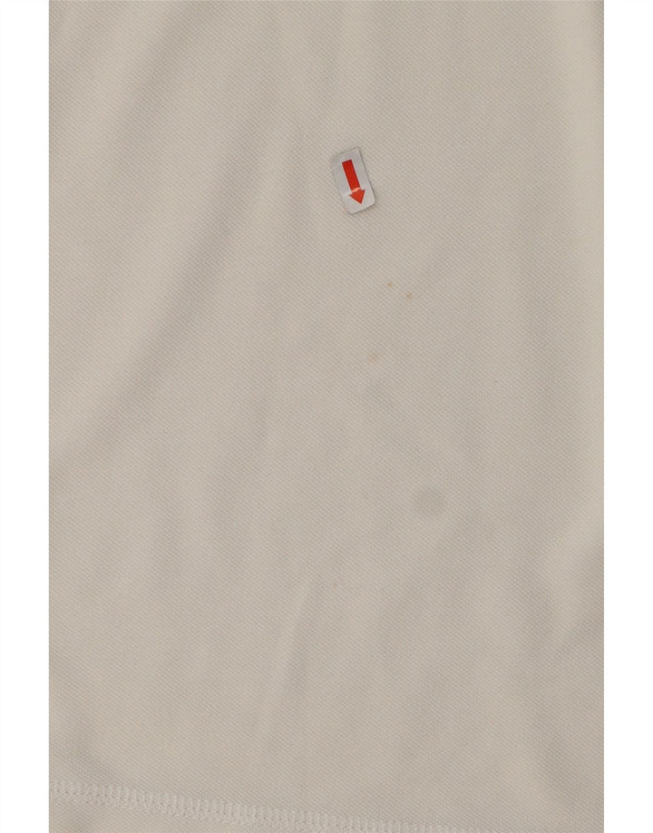 RIFLE Herren-Poloshirt mit Grafik, XL, weiße Baumwolle