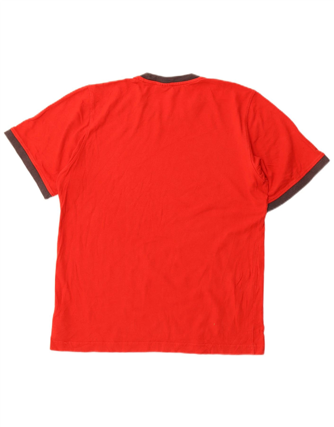 ADIDAS Mens Graphic T-Shirt Top Medium Red Cotton