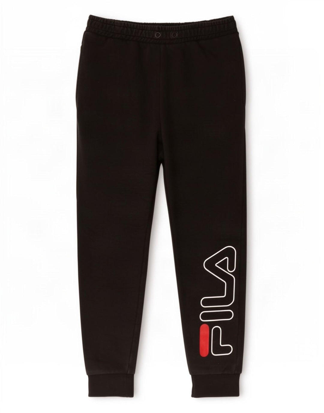 Fila Herren-Trainingshose mit Grafik, mittelschwarz, Baumwolle