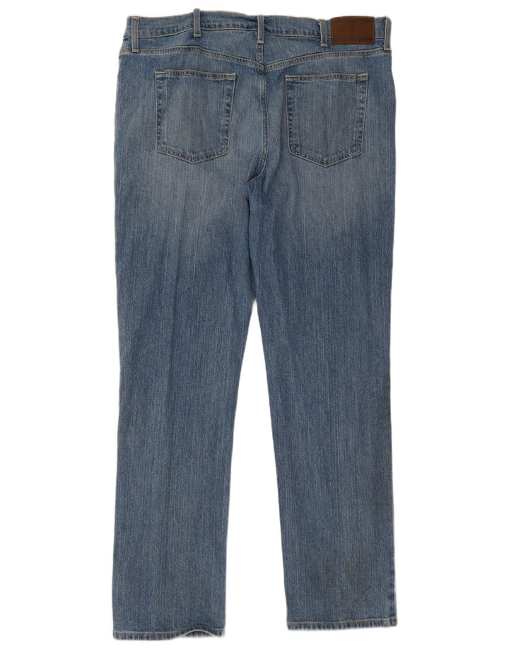 Tommy Hilfiger Herren Straight Jeans W38 L34 Blaue Baumwolle