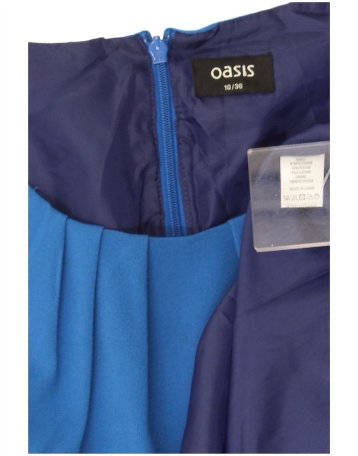 Ärmelloses A-Linien-Kleid für Damen von Oasis, Größe S, Blau, Polyester