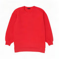 Zara Damen-Sweatshirt in Übergröße, Größe S, Rot, Baumwolle, UK 10
