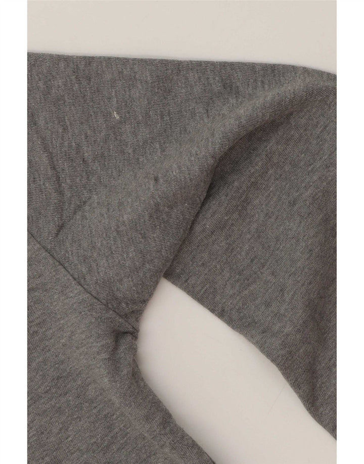 Marks & Spencer Herren-Sweatshirt mit Reißverschluss am Hals, mittelgraue Baumwolle