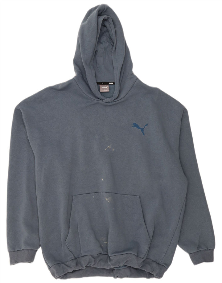 PUMA Herren Kapuzenpullover XL Blau Baumwolle