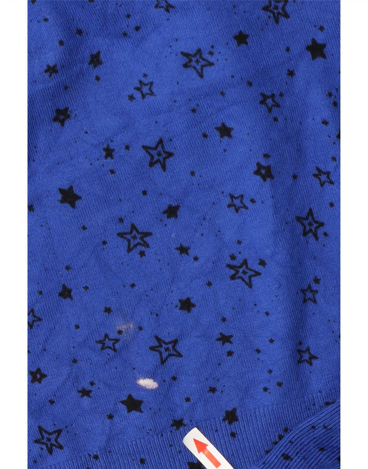 Marks & Spencer Damen-Pullover mit U-Boot-Ausschnitt, Gr. 14, Mittelblau