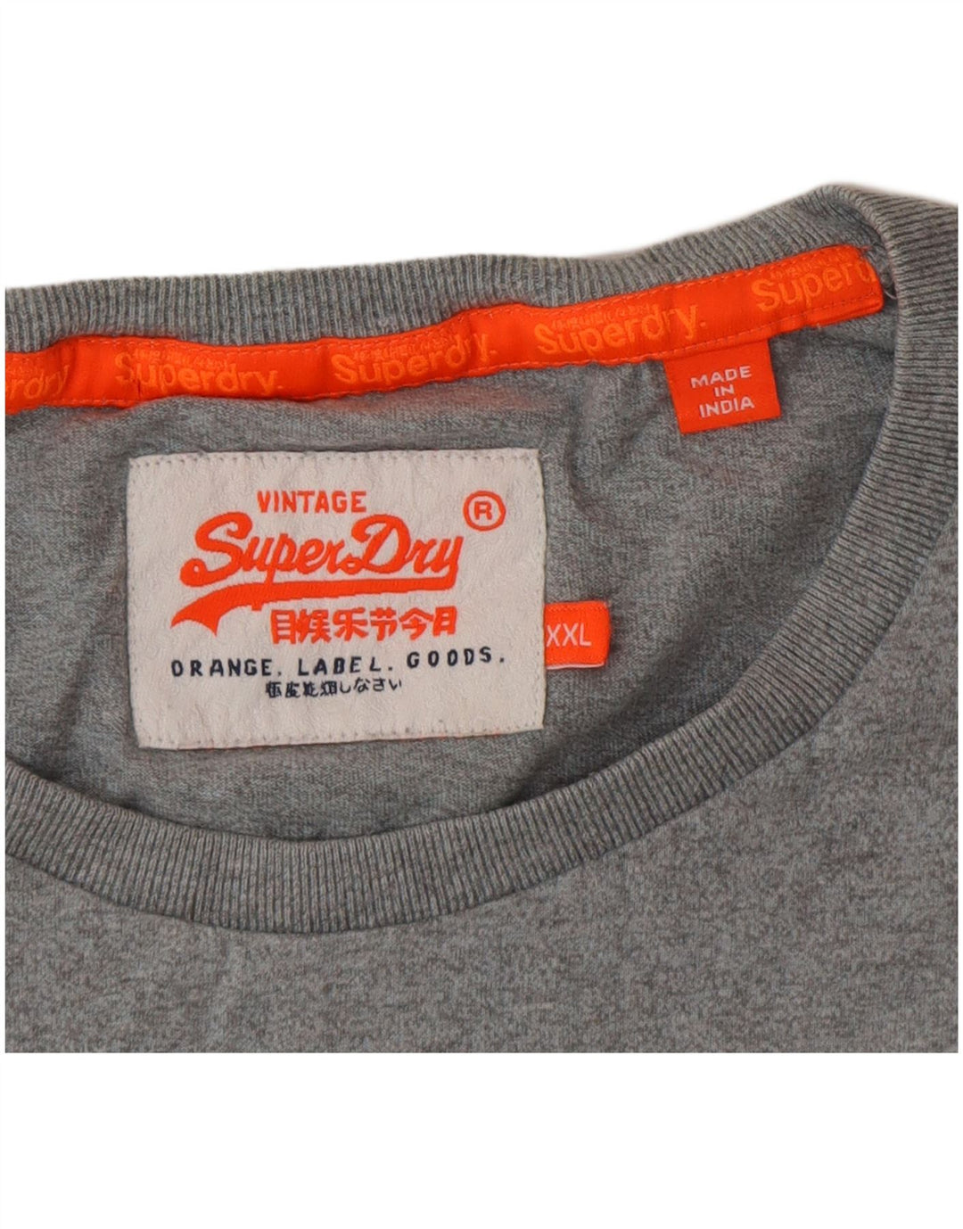Superdry Herren T-Shirt Top 2XL Grau