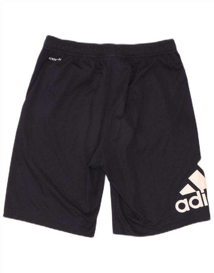 Adidas Jungen Aeroready Graphic Sport Shorts 15-16 Jahre Marineblau Polyester