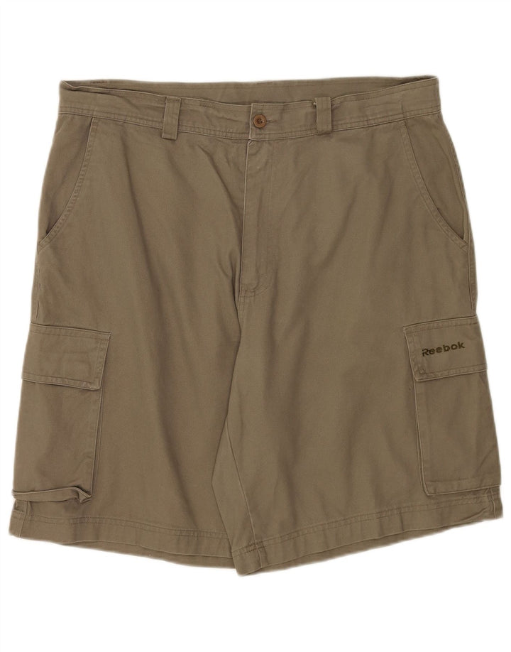 Reebok Herren Cargo Shorts XL W38 Khaki Baumwolle