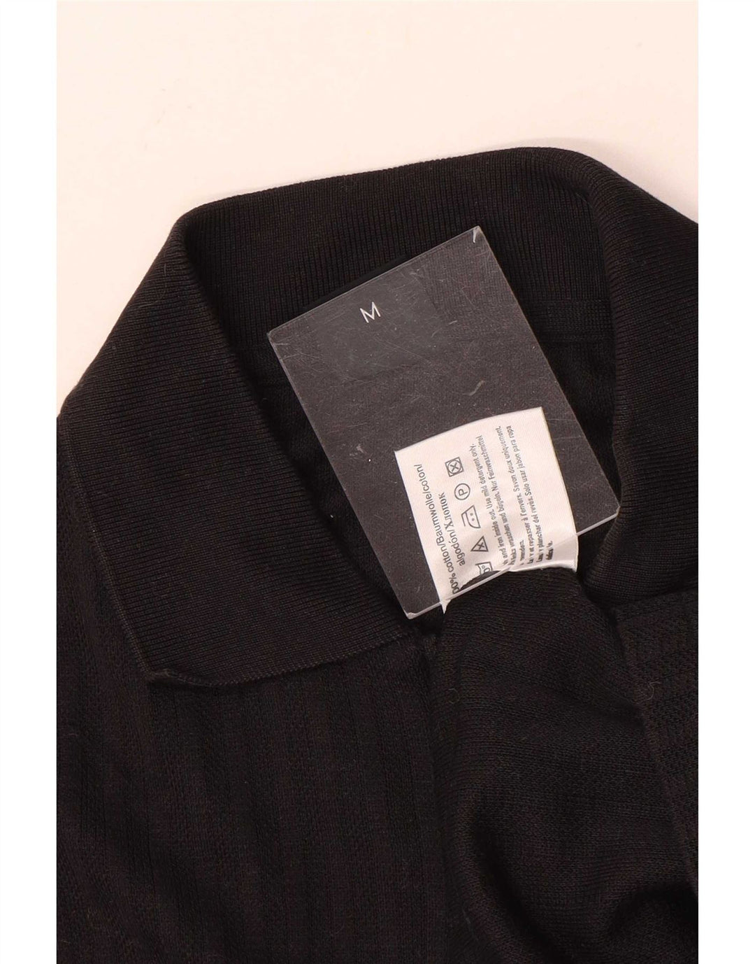 Hugo Boss Herren-Langarm-Poloshirt aus mittelbraun gestreifter Baumwolle