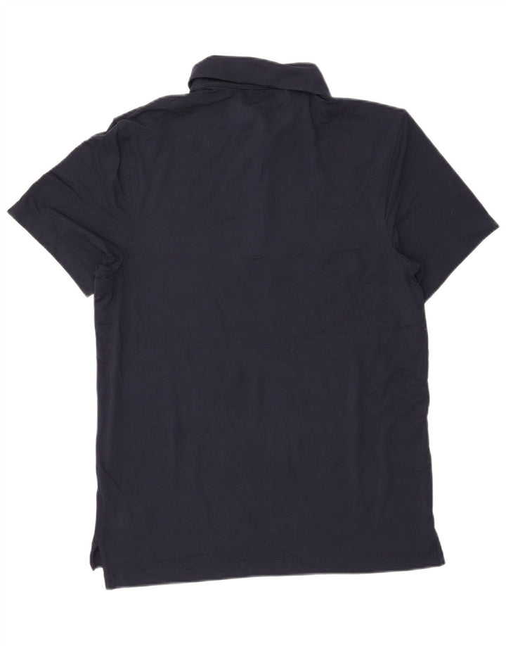 J. CREW Herren-Poloshirt, mittelgroß, marineblau, Polyester