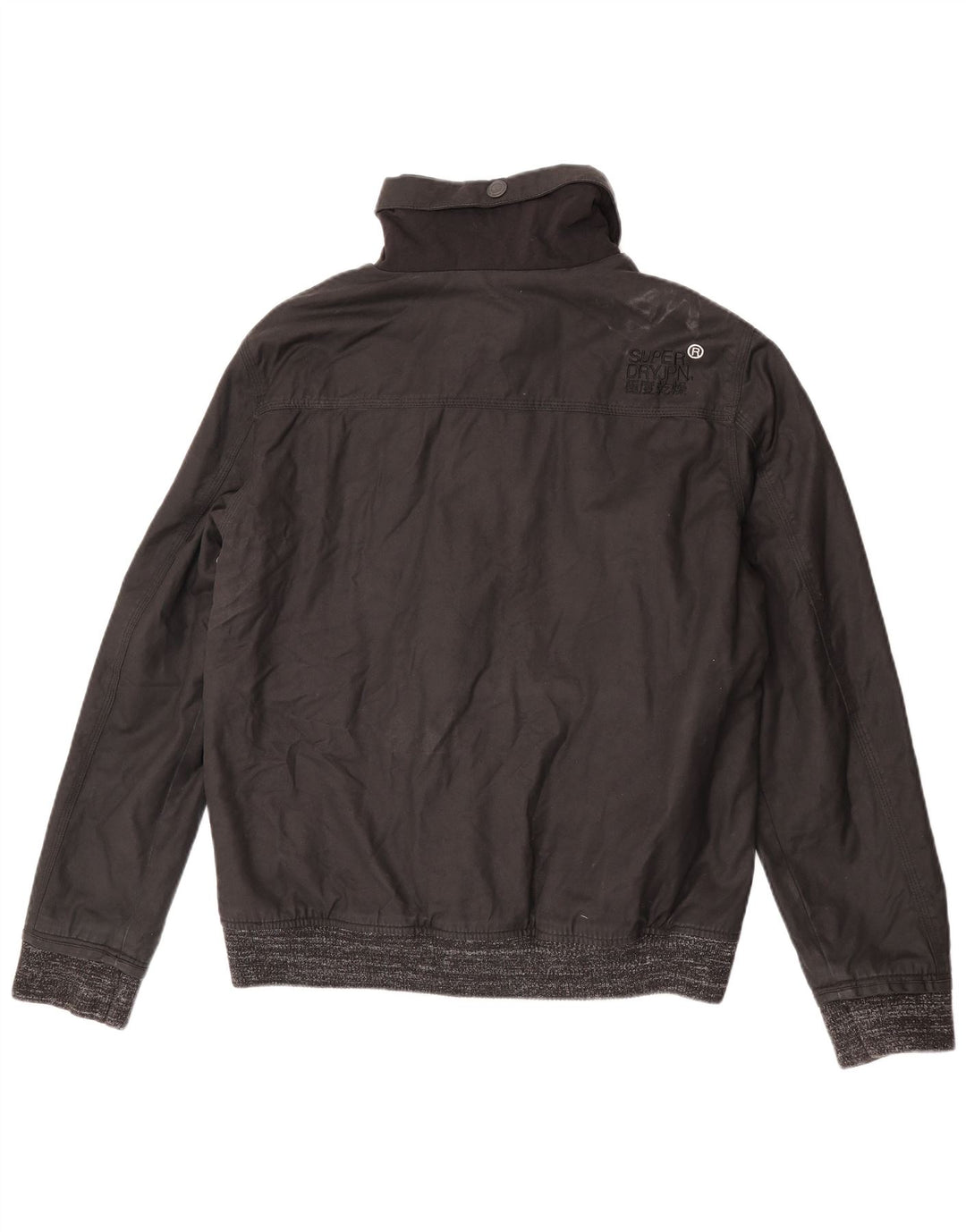 Superdry Herren The Windbomber Bomberjacke UK 44 2XL Schwarz Baumwolle