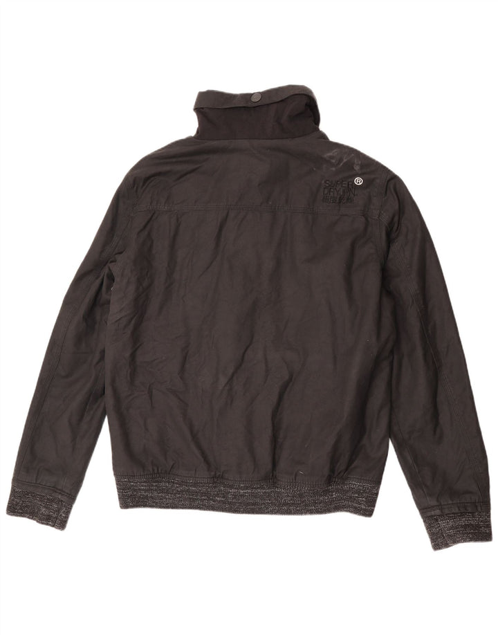 Superdry Herren The Windbomber Bomberjacke UK 44 2XL Schwarz Baumwolle