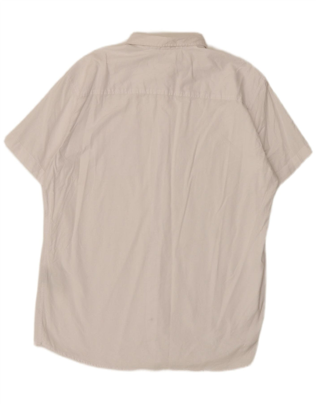 Jack & Jones Herren Kurzarmhemd 2XL Weiße Baumwolle