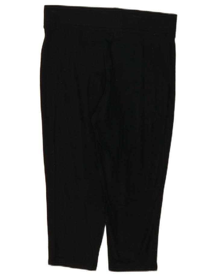 Marks & Spencer Damen Capri-Leggings UK 12 Mittelschwarze Viskose