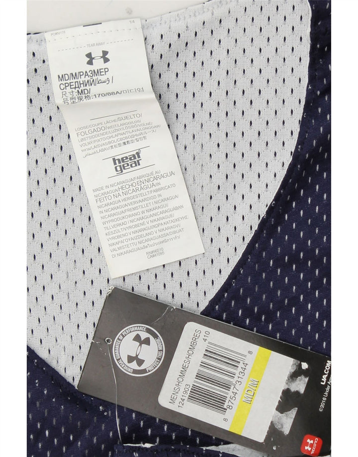 UNDER ARMOUR Herren NBA Loose Fit Grafik-T-Shirt in mittlerem Marineblau