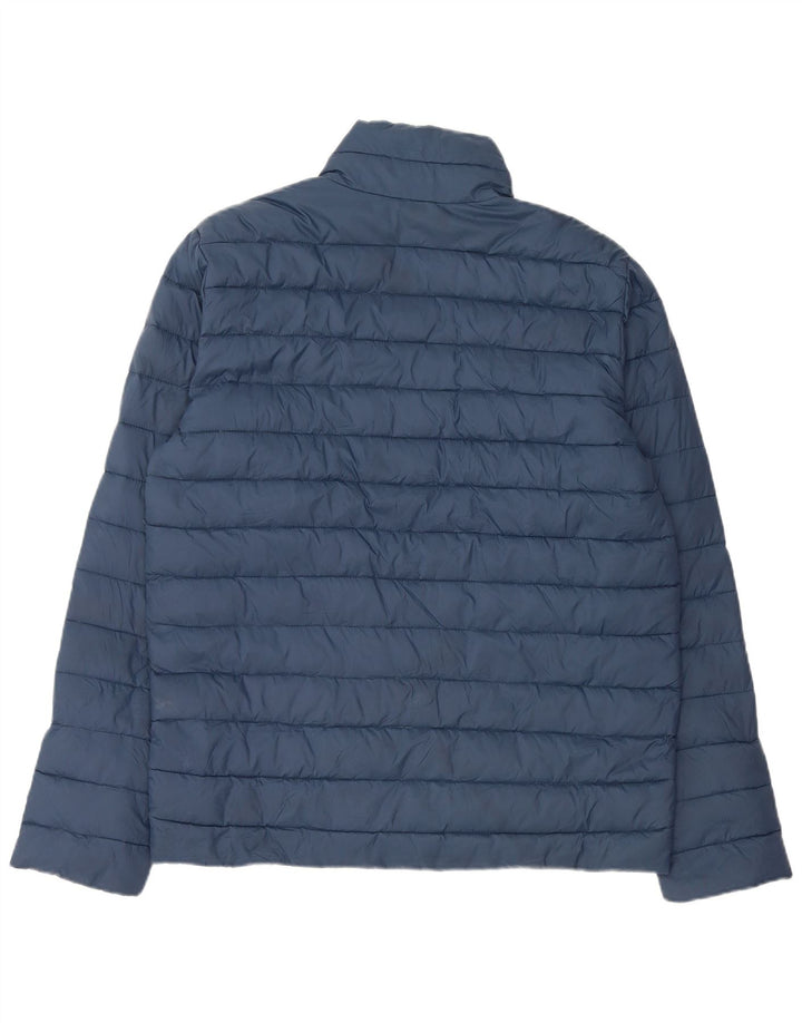 Harmont & Blaine Herren Wattierte Jacke UK 38 Mittelblaues Nylon