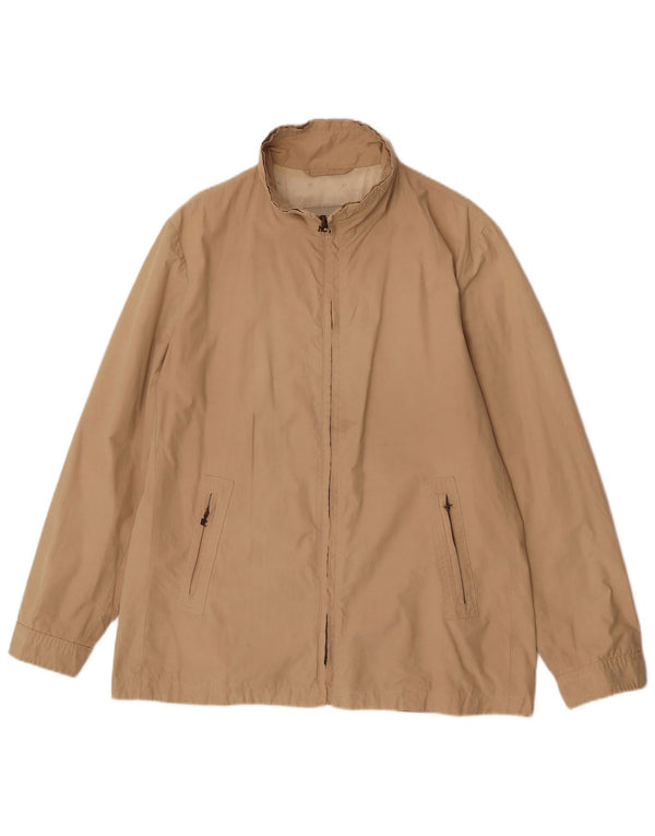 Henry Cottons Herren Bomberjacke IT 48 Mittelbeige Baumwolle