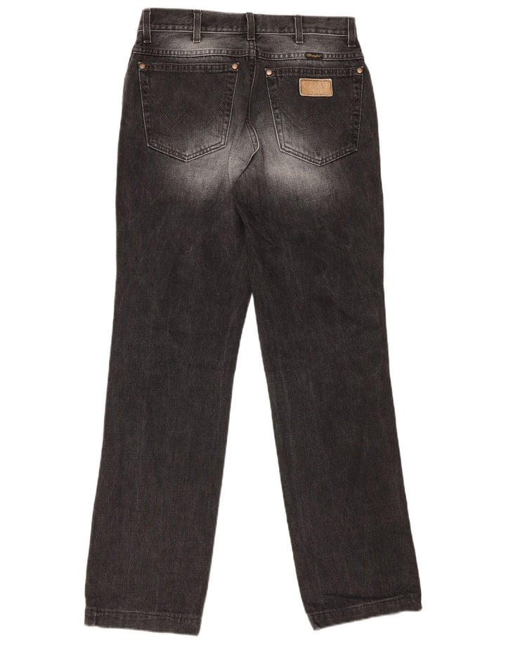 Wrangler Herren Straight Jeans W32 L32 Schwarz