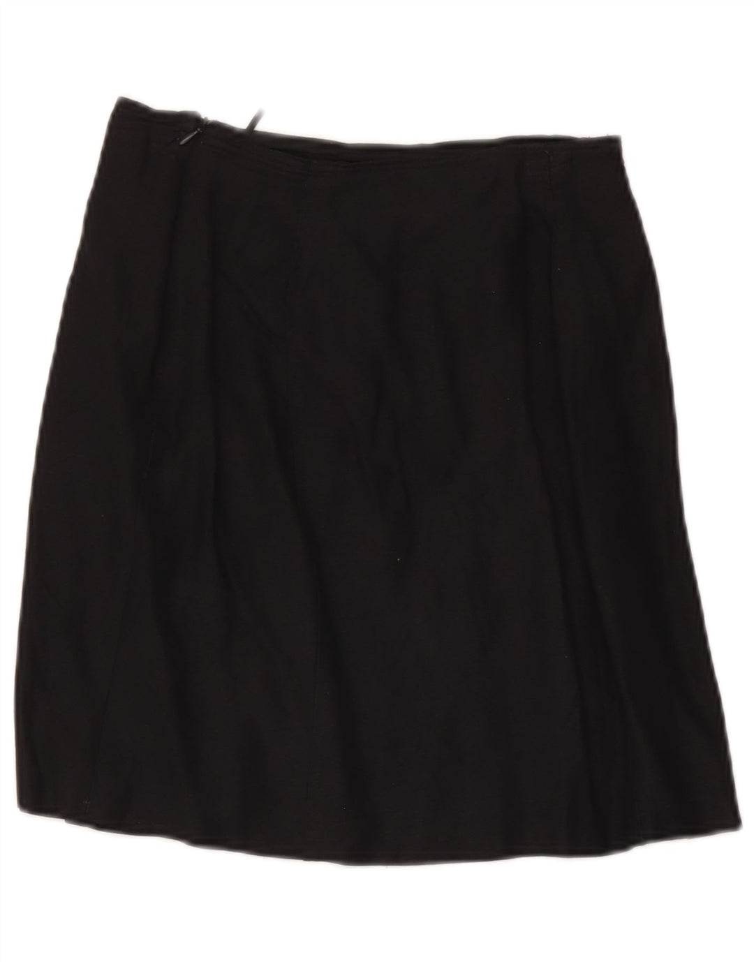 Max & Co. Damen Minirock UK 10 Small W28 Schwarzes Leinen