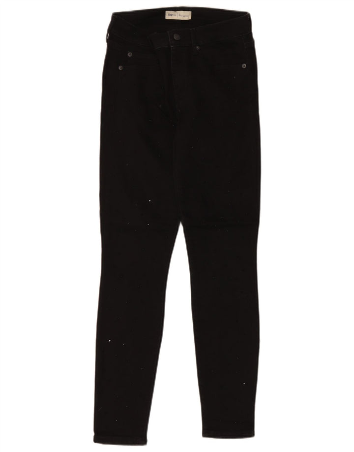 Gap Damen Skinny Jeans W26 L28 Schwarze Baumwolle