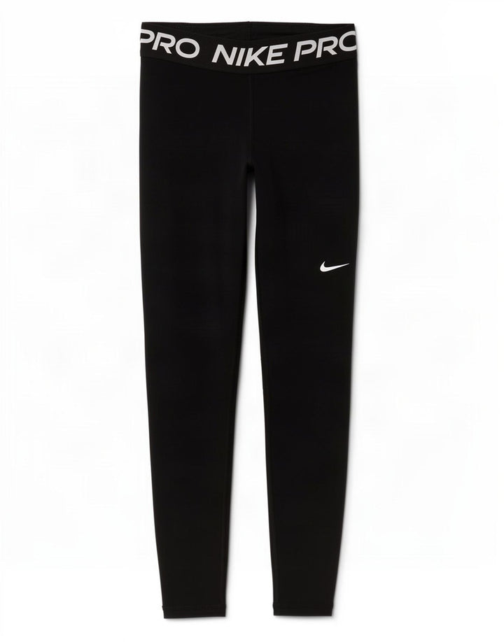 Nike Womens Graphic Leggings UK 8 Small Schwarz Polyester