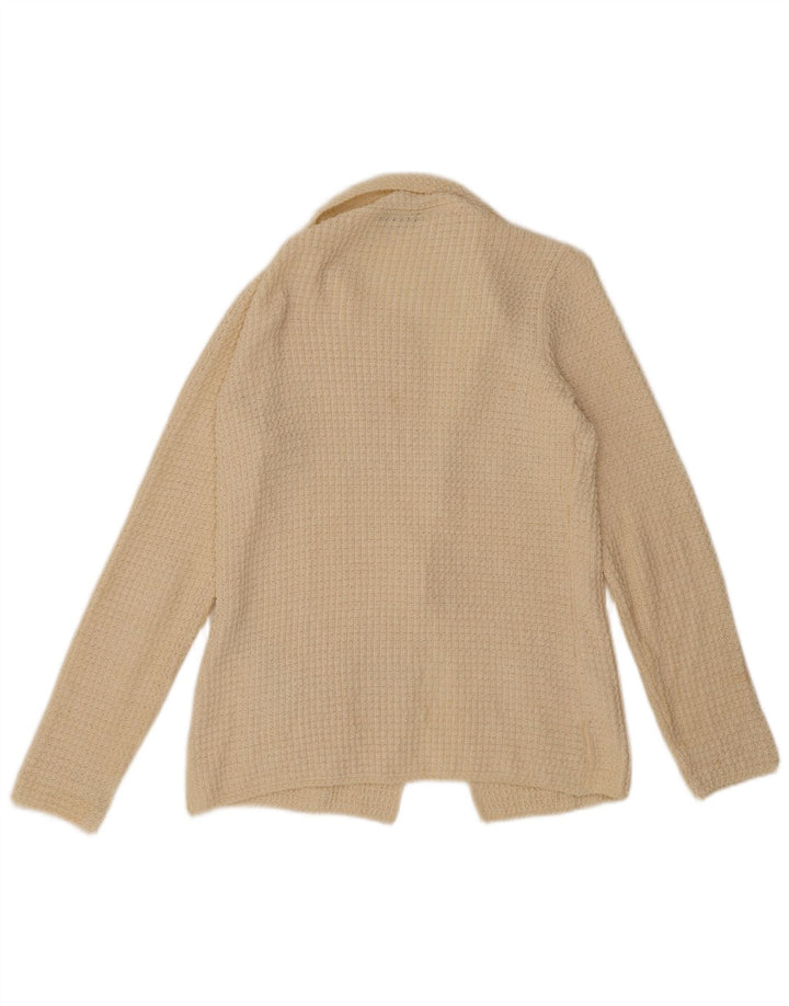 Max & Co. Damen-Cardigan-Pullover UK 10 Small Beige Leinen