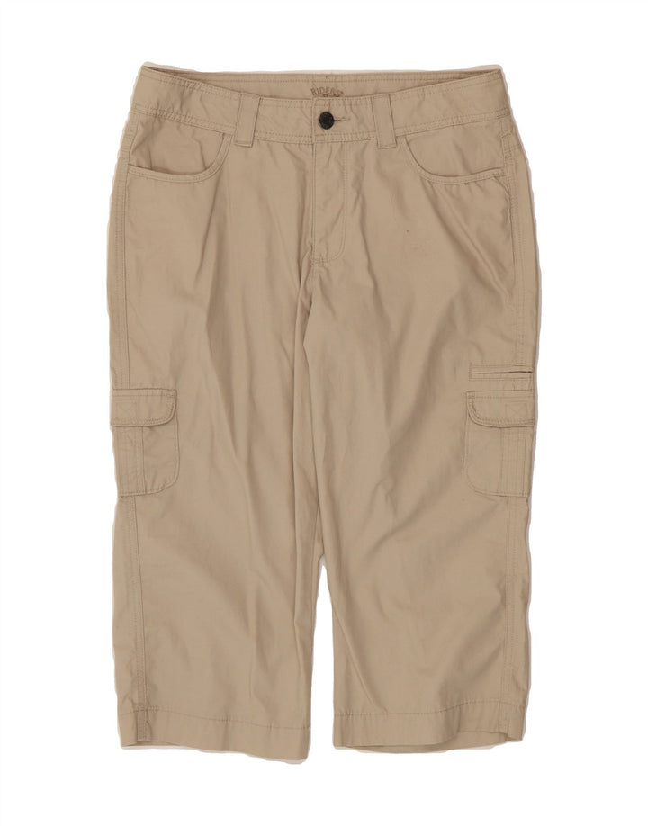 LEE Womens Riders Bermuda Cargo Shorts US 10 Large W30  Beige Cotton Vintage Lee and Second-Hand Lee from Messina Hembry 