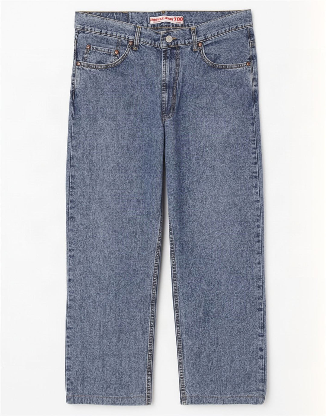 Carrera Herren-Crop-Jeans W36 L25 Blaue Baumwolle