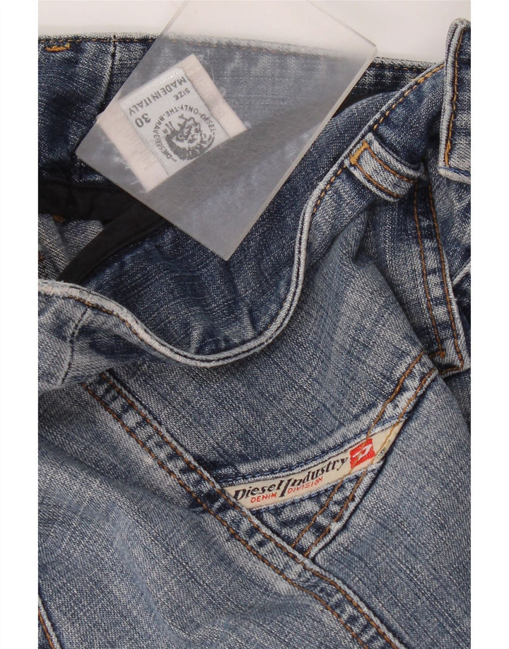 Diesel Damen Bootcut Jeans W30 L32 Blaue Baumwolle