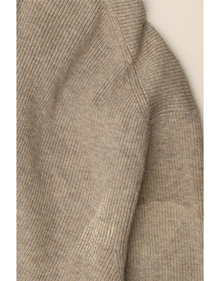 MARKS & SPENCER Herren-Cardigan-Pullover UK 44/46 XL Graues Polyester