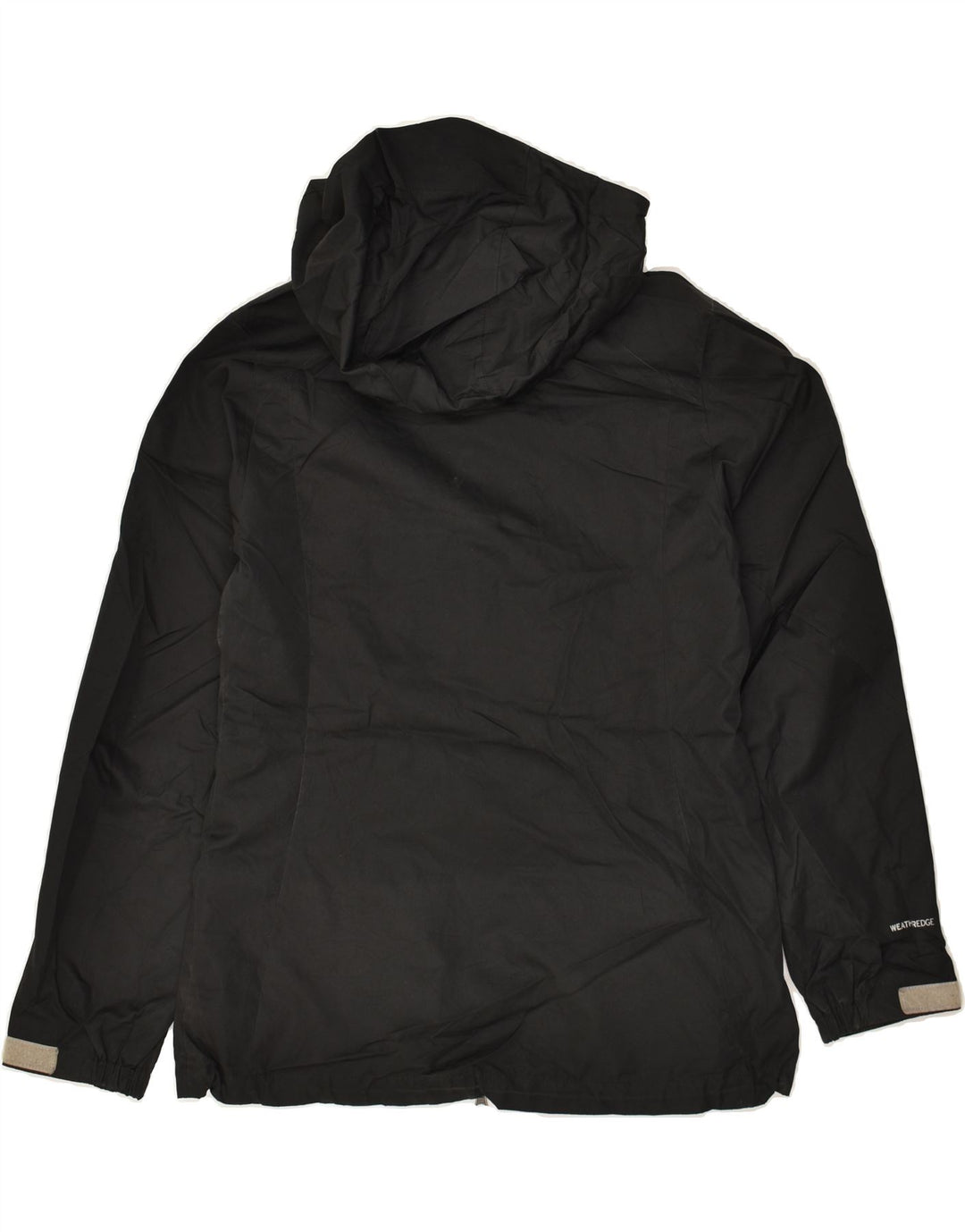 EDDIE BAUER Womens Hooded Windbreaker Jacket UK 10 Small Black Polyester | Vintage Eddie Bauer | Thrift | Second-Hand Eddie Bauer | Used Clothing | Messina Hembry 