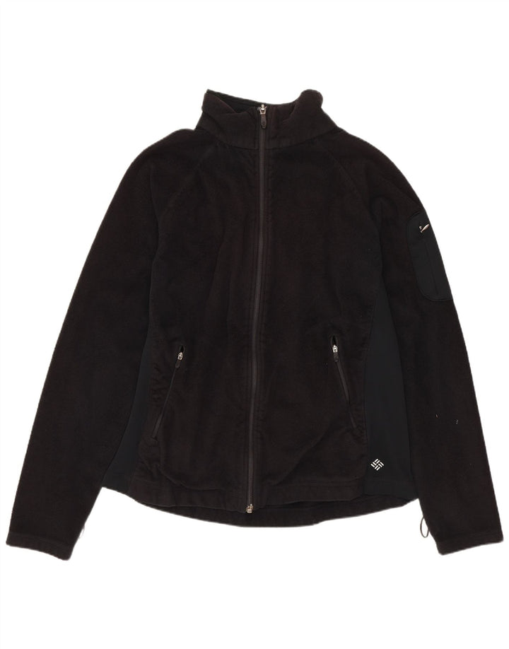 COLUMBIA Damen Fleecejacke UK 16 Large Schwarz