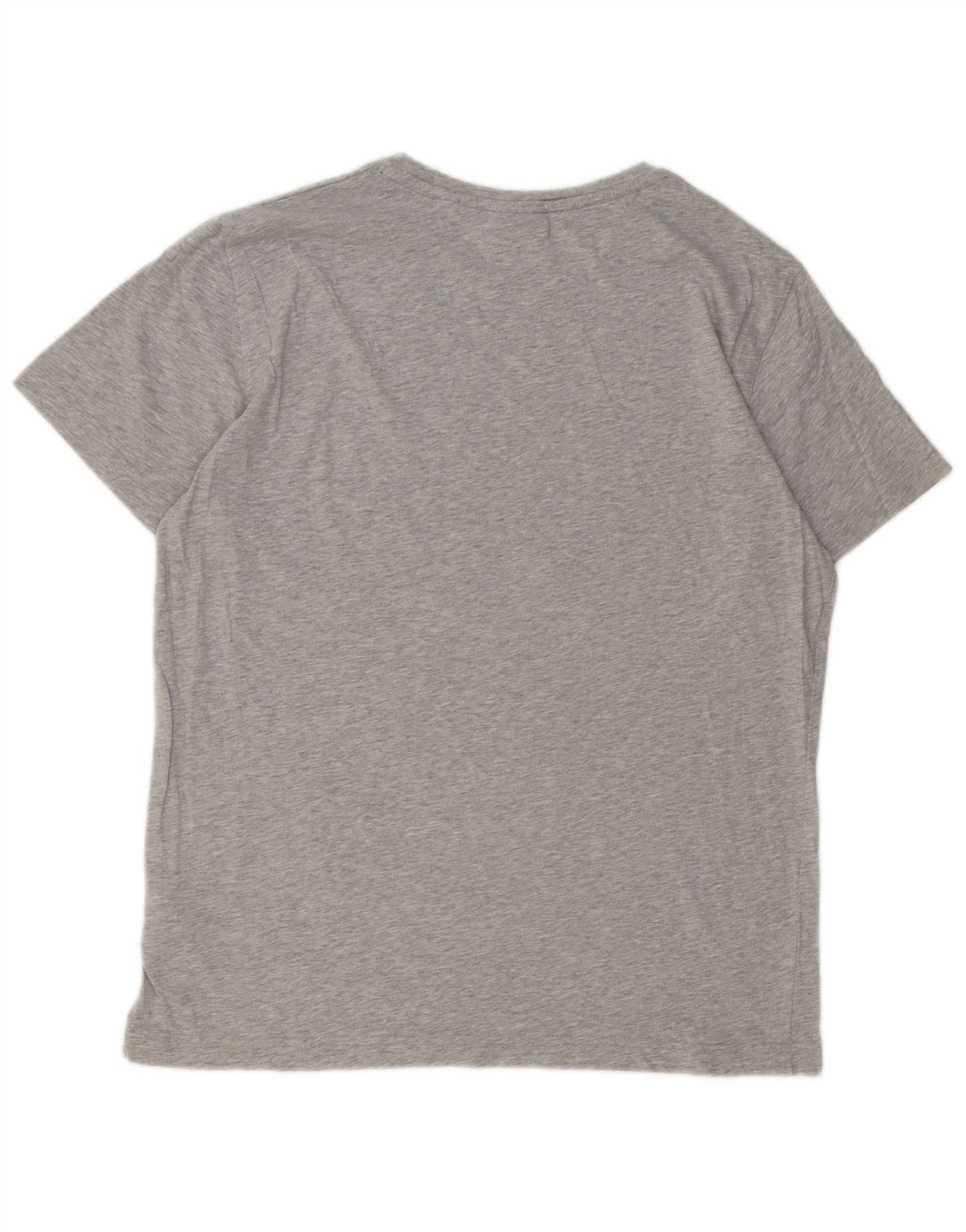 Gant Herren-T-Shirt mit Grafik, Größe L, aus grauer Baumwolle