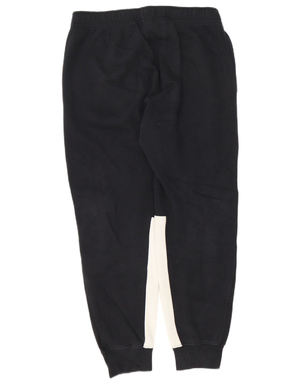 Nike Herren-Trainingshose, Jogginghose, Mittelschwarz, Colourblock-Baumwolle
