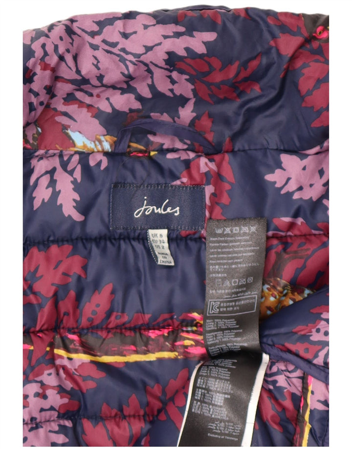 Joules Damen Wattierte Jacke UK 6 XS Marineblau Polyester