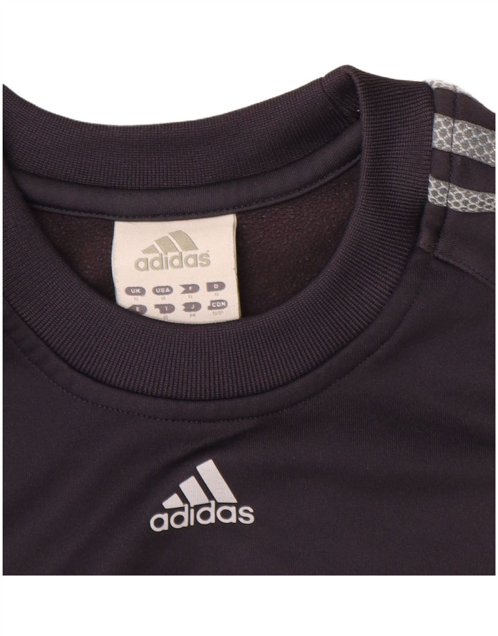 ADIDAS Herren Sweatshirt Pullover Small Grau Colourblock Polyester
