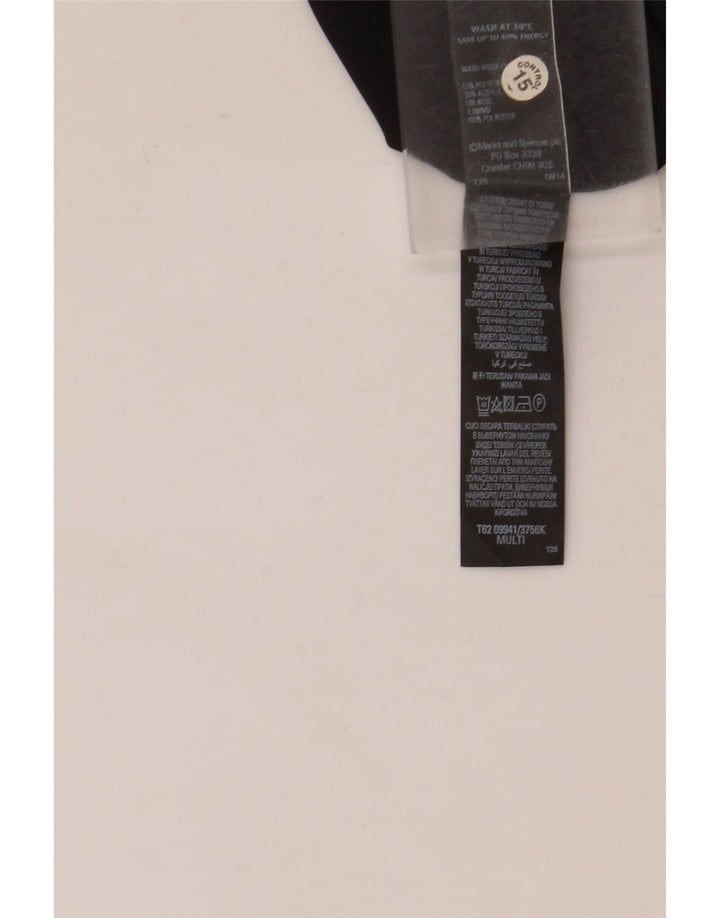 Marks & Spencer Damen-A-Linien-Kleid, Größe S, mehrfarbig, Polyester