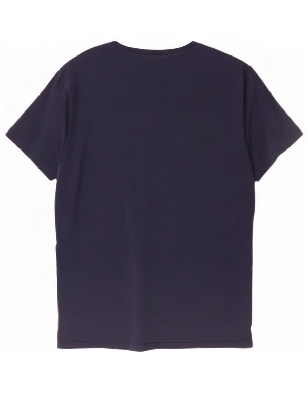 Polo Ralph Lauren Custom Slim Fit Grafik-T-Shirt für Herren, Größe L, Marineblau